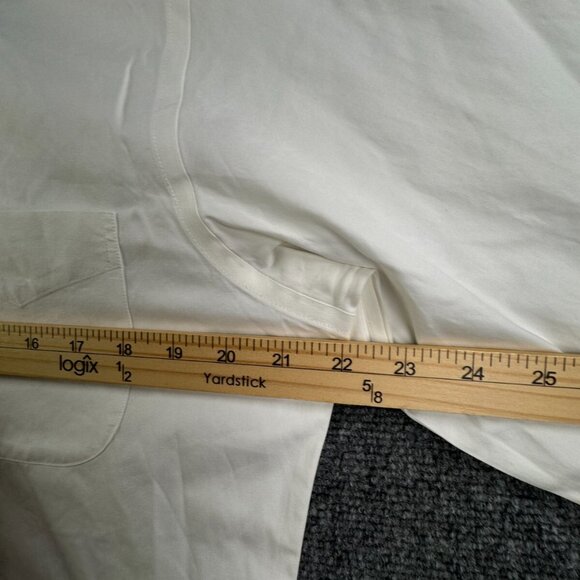 Brooks Brothers Men Non Iron Button Up Shirt Long Sleeve 15.5 34 Slim Fit White - Picture 6 of 16